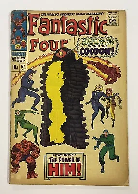 Buy Fantastic Four #67. Oct 1967. Marvel. Vg-. 1st App Him (adam Warlock)! Uk Price! • 75£