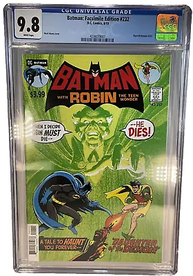Buy Batman #232 CGC 9.8 Neal Adams 1st Ra's Al Ghul O'Neil Facsimile Edition 2019 • 178.42£