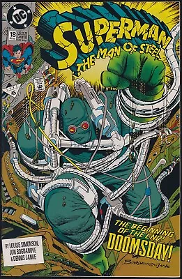 Buy DC Comics SUPERMAN THE MAN OF STEEL #18 1st Full Doomsday NM! • 11.95£