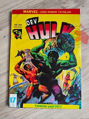 Buy HULK #17 1988 TURKEY RARE TURKISH COMIC Incredible 145 SHE-HULK NAMOR • 39.53£