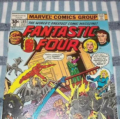 Buy The FANTASTIC FOUR #185 With Agatha Harkness From Aug. 1977 In Fine Condition • 18.13£