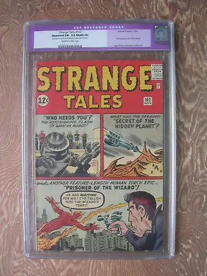 Buy Strange Tales   #102   CGC 5.5 Slight (A)  1st Appearance The Wizard • 237.18£