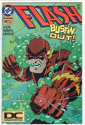 Buy The Flash #90 (1994) VF Vol 2 DC Universe DCU UPC Logo Variant| 1994 | WAID • 2.36£