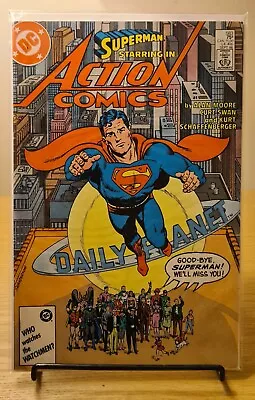 Buy Action Comics #583 - 1st App Jonathan Elliot - Alan Moore - 1986 - DC - NM- • 14.90£