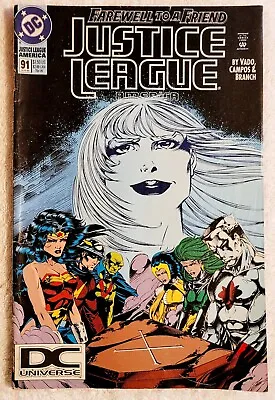 Buy Justice League #91 ~ DC Comic Book ~ Aug. 1994 ~ Nice Condition ~ Free Shipping! • 7.23£