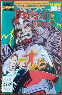Buy Fantastic Four Annual 23, Days Of Future Present Pt. 1, Marvel Comics, 1990, Fn • 3.99£
