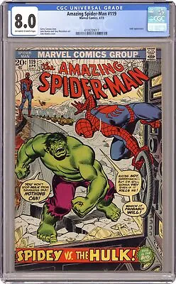 Buy Amazing Spider-Man #119 CGC 8.0 1973 4109239017 • 248.43£