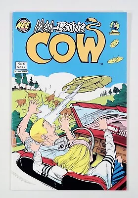 Buy 1993 MAN-EATING COW #6 Tick Spin-off NEW ENGLAND COMICS Clay Griffith 1st Print • 6.32£