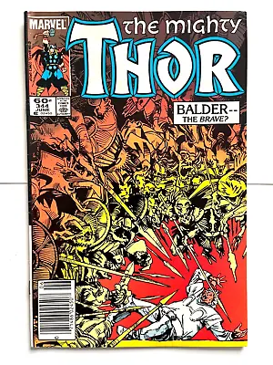 Buy THE MIGHTY THOR #344 1ST MALEKITH! MARVEL COMICS 1984 Newsstand • 3.24£