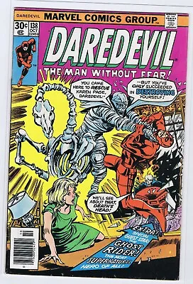 Buy Daredevil 138 6.0  1st Smasher Appearance Of Ghost Rider Wk2 • 10.39£