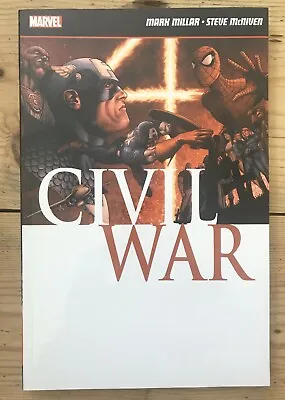 Buy Civil War By Mark Millar Paperback Book Marvel Very Good • 9.50£