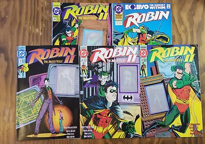 Buy Robin II The Joker's Wild Issues 1 2 3 4. Annual 1. NM Near Mint 9.4 Hologram • 7.96£