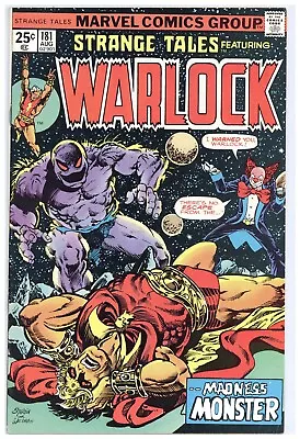 Buy Strange Tales   # 181    VERY FINE+   Aug. 1975   Warlock Story Cont'd  1st Full • 63.25£