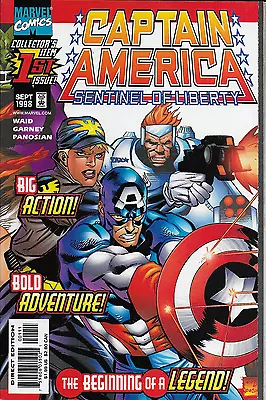 Buy Captain America, Sentinel Of Liberty Volume 1,  Sept 1998 • 4.99£