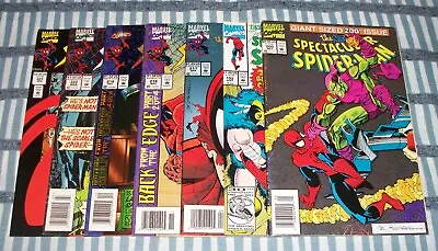Buy The Spectacular Spider-Man Lot Of 7 Comics #192, 200, 211, 218, 219, 222 & 223  • 18.18£