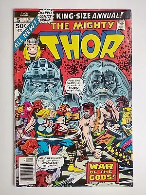 Buy Marvel Comics Thor Annual #5 1st Appearances Toothgnasher & Toothgrinder FN/VFMa • 26.71£