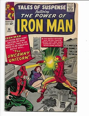 Buy Tales Of Suspense 56 - Vg 4.0 - 1st Appearance Of Unicorn (1964) • 59.96£