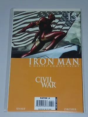 Buy Iron Man #13 Marvel Comics Civil War December 2006 Nm (9.4) • 5.99£