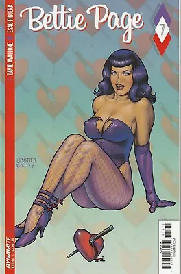 Buy Bettie Page V1 #7 Linsner Variant Cover A 2018 Dynamite NM • 8.76£