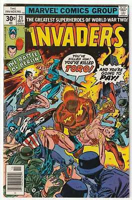 Buy The Invaders #21 Second Appearance Of Union Jack II F- Comics - Combine Shipping • 6.36£