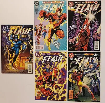 Buy DC Flash 108 109 110 111 112 Comic Lot Of 5 Mark Waid 2nd Series 1995 Dead Heat • 11.87£