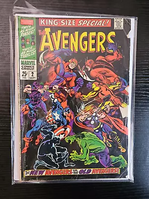 Buy Avengers Annual #2 1st Appearance Scarlet Centurion Buscema Cover! Marvel 1968 • 14.19£