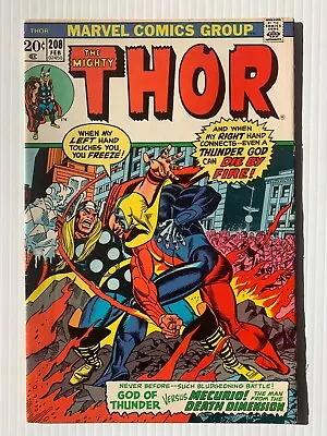 Buy The Mighty THOR #208 1973 - 1st Appearance Of MECURIO! • 24.13£