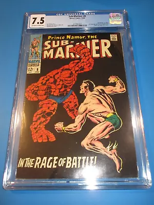 Buy Sub-Mariner #8 Silver Age Iconic Thing Cover CGC  7.5 VF- Beauty Wow • 215.16£