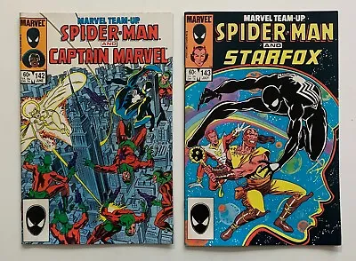 Buy Marvel Team-up #142 & 143 (Marvel 1984) 2 X VF / VF+ Copper Age Issues. • 24.50£