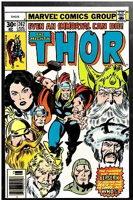 Buy Mighty Thor # 262 1977 Newsstand 9.4/nm 1st. App Soul-eater! Cgc It! • 13.96£