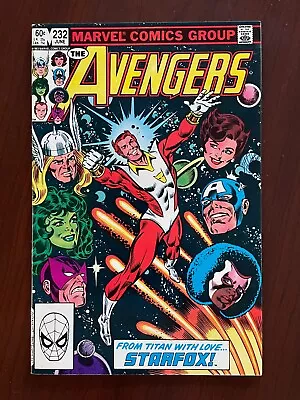 Buy Avengers #232 (Marvel Comics 1983) 1st Eros As Starfox Copper Age 8.0 VF • 40.12£
