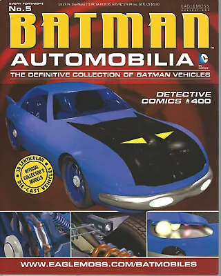 Buy MAGAZINE ONLY Eaglemoss Batman Automobilia #5 Detective Comics #400 MG • 6.34£