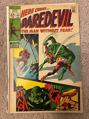 Buy Marvel Comics - Daredevil #49 (Feb 1969)  Here Comes... Daredevil The Man Wi.... • 12.79£