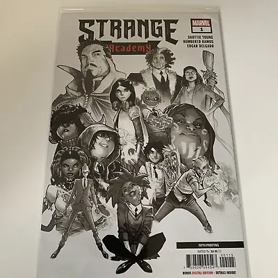 Buy Strange Academy #1 | Humberto Ramos 5th Print Variant Cover |  2020 Sketch NM • 16.99£