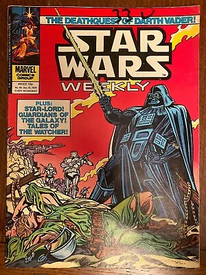 Buy Star Wars Weekly No. 85 The Deathquest Of Darth Vader • 2.50£