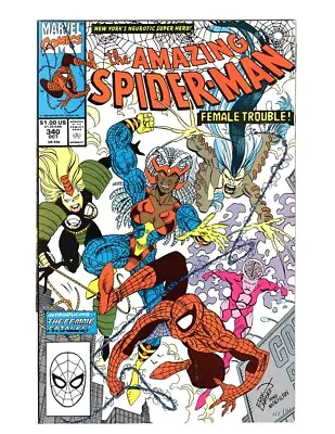 Buy Amazing Spider-Man 340 VF Newsstand  Marvel Comics 1990 • 3.91£