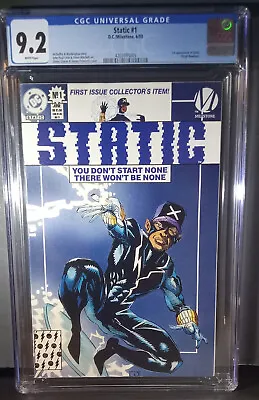 Buy Static #1 DC Comics Milestone 1993 CGC NM- • 55.96£