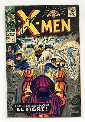Buy Uncanny X-Men (1963 1st Series) 25 GD+ 2.5 Signed • 82.94£