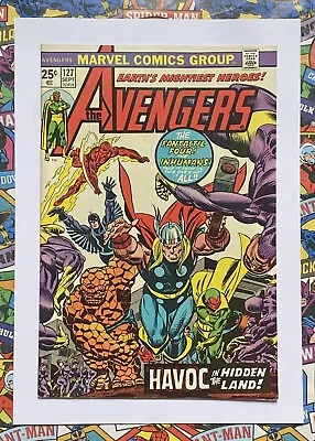 Buy Avengers #127 - Sept 1974 - Inhumans Appearance! - Vfn+ (8.5) Cents Copy! • 24.99£