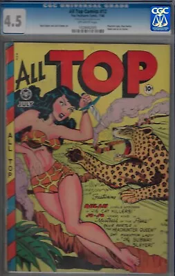 Buy All Top #12  Cgc 4.5  Vg+  1948 Rulah Cover- Matt Baker/kamen/blue Beetle • 676.36£