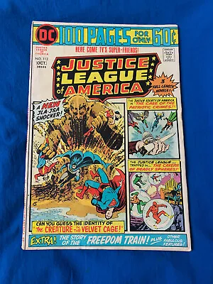 Buy JUSTICE LEAGUE OF AMERICA  #113 /  Creature In The Velvet Cage / 1974 • 39.68£