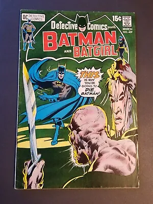 Buy 1971 Detective Comics #409 Batman With Batgirl 15 Cents • 72.32£
