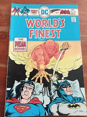 Buy World's Finest Comic #232 Sept 1975 (FN+) Bronze Age Superman & Batman • 3.50£