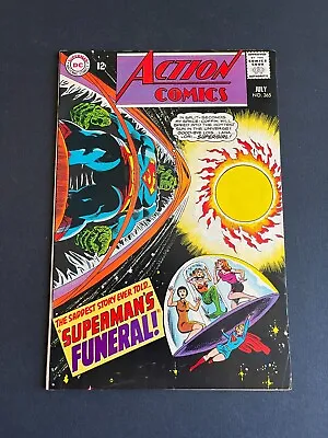Buy Action Comics #365 - Superman's Funeral! (DC, 1968) VF- • 15.27£