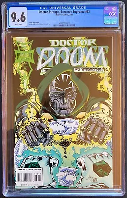 Buy Doctor Strange Sorcerer Supreme #62 CGC 9.6. Doctor Doom Sorcerer Cover! 1994 • 51.24£