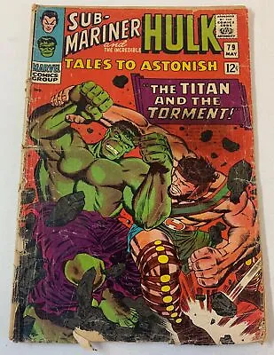 Buy 1966 Marvel TALES TO ASTONISH #79 ~ 1.5 Inch Tear Through Book, Reading Copy • 6.39£