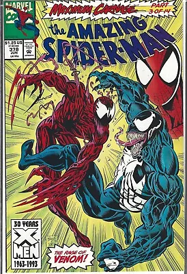 Buy The Amazing Spider-man #378 (nm) Maximum Carnage Part 3, Venom, Marvel Comics • 4.66£