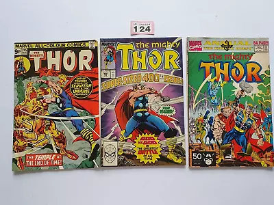 Buy THE MIGHTY THOR # 245 /400 PLUS ANNUAL PART 2  X 3 1st APPERANCE- HE WHO REMAINS • 16.99£