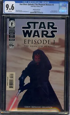 Buy Star Wars Episode I The Phantom Menace #3 Cgc 9.6 Darth Maul Photo Cover 8010 • 89.20£