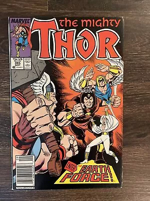 Buy The Mighty Thor #395 • KEY 1st Appearance Of Earth Force! Newsstand Copy 1988 • 4.01£